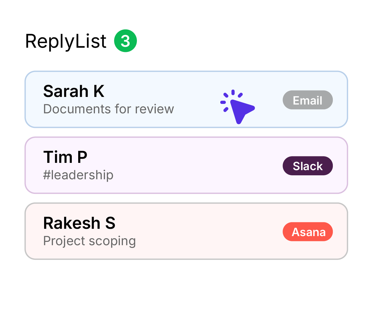 ReplyList digest preview